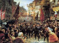 Danish military history. The army returns victorious 1850